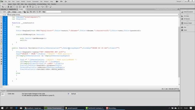 PHP ADMİN PANELİ VERİTABANINDAN VERİ ÇEKMEK - PHP DERSLERİ - DERS 4 смотреть онлайн