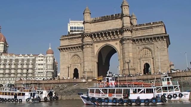 India - gate of India, Mumbai смотреть онлайн