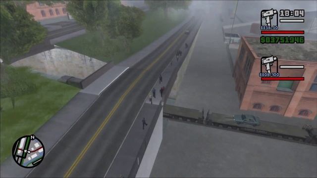 GTA San Andreas - СЕКРЕТНЫЙ ПУТЬ ПОЕЗДА! (2 Игрока) смотреть онлайн