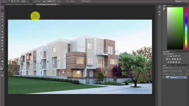 Depth of Field Photoshop Tutorial using Z Depth смотреть онлайн