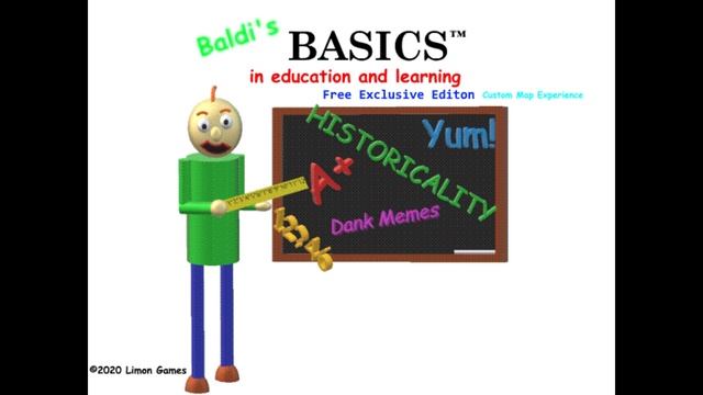 Baldi Basics Free Exclusive Edition Custom Map Experience Official Trailer смотреть онлайн