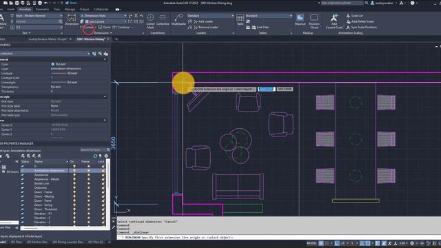 How to dimension a floor plan in AutoCAD смотреть онлайн