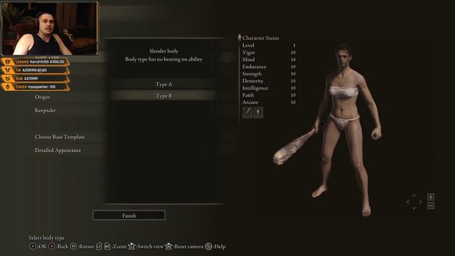Elden Ring - OP character creation screen - Funny and Hilarious moments смотреть онлайн