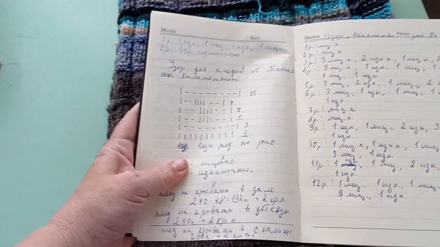 продвижение процесса. плед из остатков пряжи. #вязание #вязаниеспицами