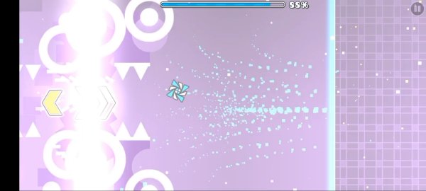 Geometry dash lvl "dolbit normalno" 100%