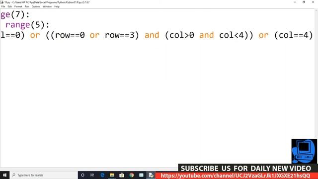 Python Pattern Programs | Printing Stars '*' in R Shape смотреть онлайн