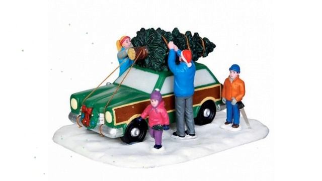 Настольная композиция Выбрали ёлку, 7x14.1x11.3см (Lemax) обзор 43081-lemax