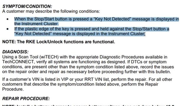 No Start, No Crank. Key Fob not DETECTED,Get this done ASAP. B1A25 P0513 B1A24 THIS VIDEO FOR ADVIS смотреть онлайн
