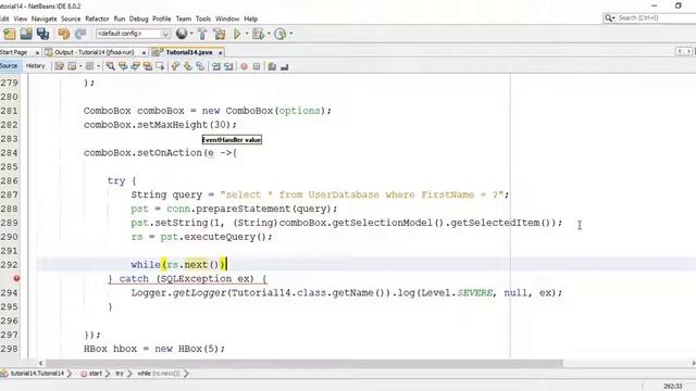 JavaFX 8 Tutorial 23 ComboBox, TextField and Database смотреть онлайн