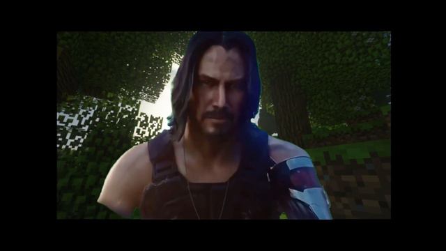 Cyberpunk 2077 but it's Minecraft. смотреть онлайн