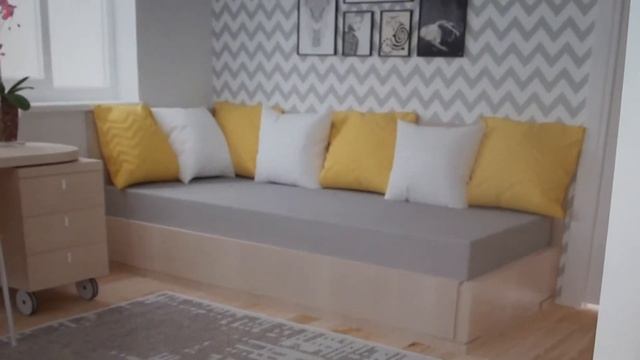 Детская комната для двух детей с шкаф-кроватью смотреть онлайн