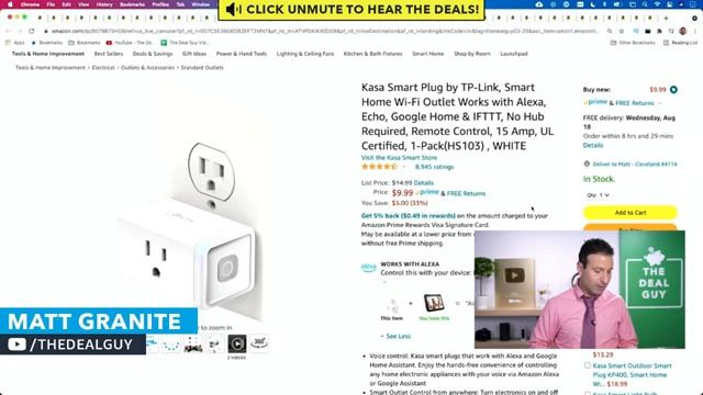 Amazon Live - Top Tech Deals Live with The Deal Guy смотреть онлайн