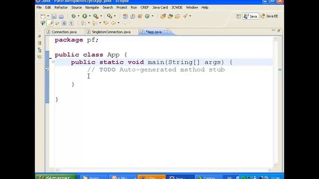 M Youssfi Design Pattern Singleton V1 смотреть онлайн