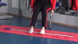 Комплекс упражнений для ног с гимнастической палкой