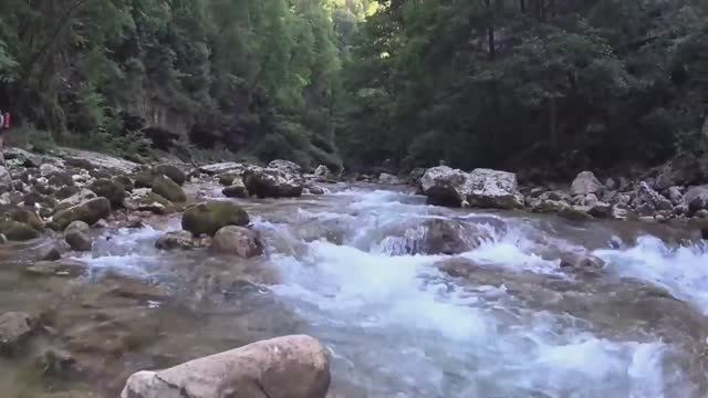 Гуамское ущелье. Горная река Курджипс. смотреть онлайн
