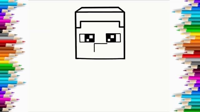 Cùng Bé Tập Vẽ hình nhân vật game MINECRAFT | HOW TO DRAW A CUTE MINECRAFT STEVE смотреть онлайн