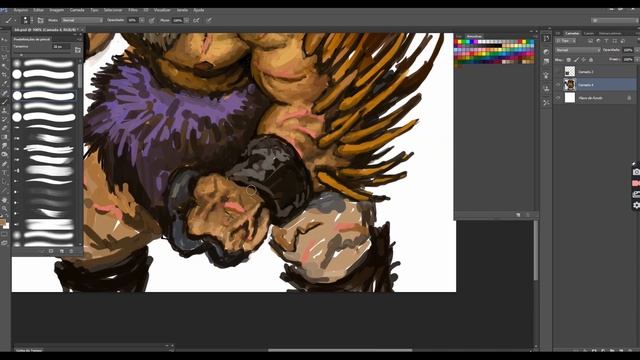 Dota - BristleBack - Speedpaiting Photoshop CS6 смотреть онлайн