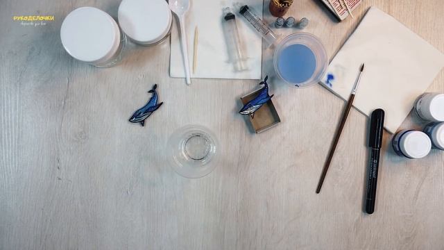 Украшения из эпоксидной смолы / Брошь ручной работы смотреть онлайн