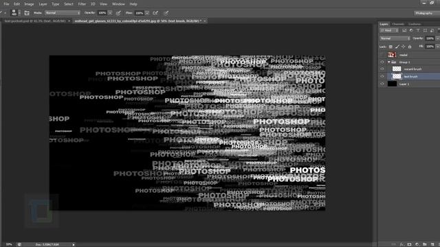 Text portrait effect | photoshop tutorial cs6 | photo effects [ episode 22] смотреть онлайн