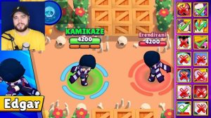 ЭДГАР ПРОТИВ ВСЕХ БРАВЛЕРОВ! ПОБЕДИЛ ВСЕХ ЛЕГЕНДАРОК В BRAWL STARS!?