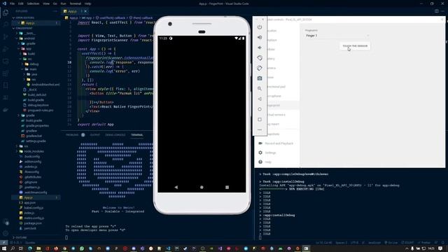 React Native Parmak İzi Okuma смотреть онлайн