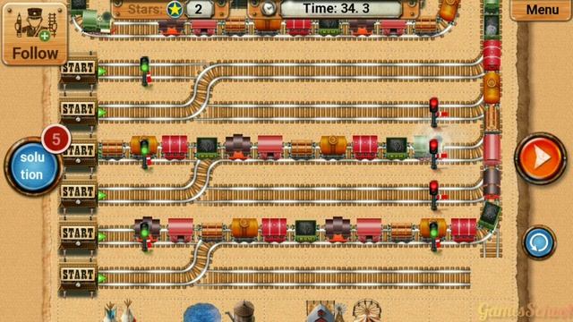Rail Maze 2 Zigzag Track Gameplay - Train Puzzle Game - Android Gameplay #2151 смотреть онлайн