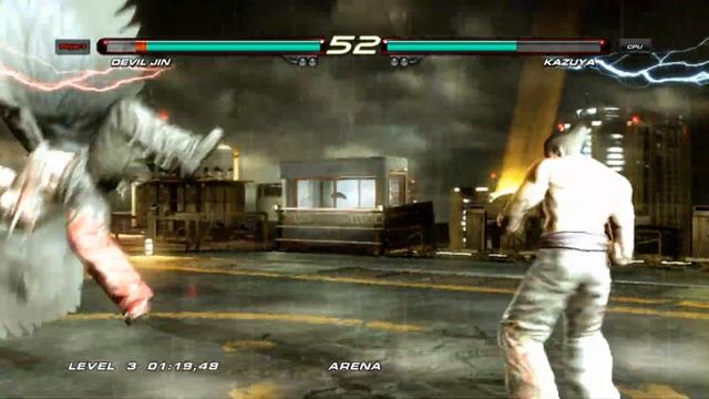 Tekken 6 Gameplay Arena (Story-Mode) (Xbox 360) - Devil Jin смотреть онлайн