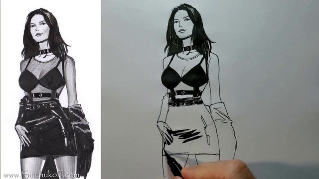 как нарисовать девушку карандашом и ручкой как нарисовать девушку смотреть онлайн