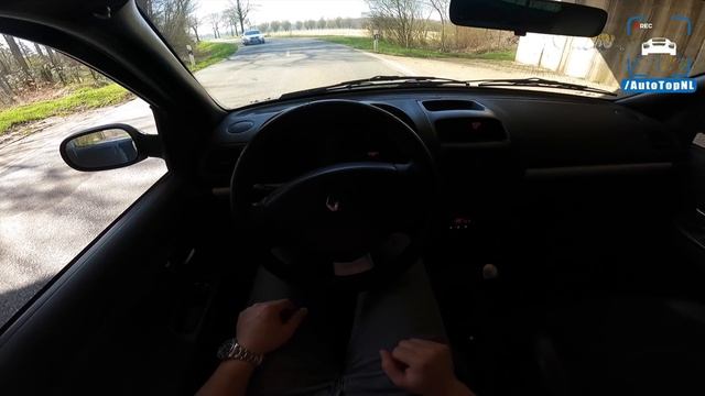 Renault Sport Clio RS 172 POV *FANTASTIC SOUND* Test Drive by AutoTopNL смотреть онлайн