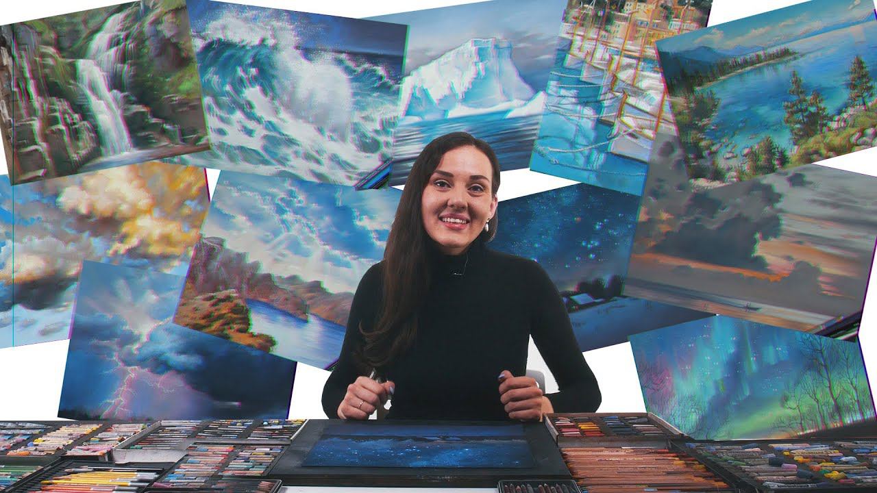 О курсе "Небо и вода пастелью" смотреть онлайн