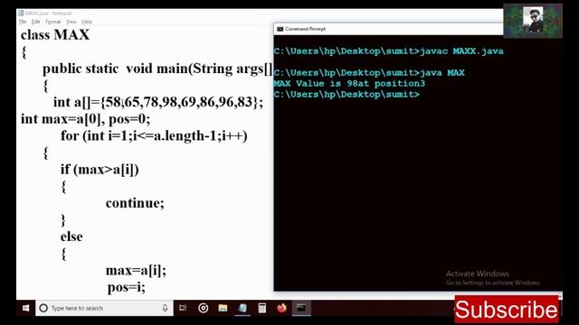 Max number in array ( Java Programming ) || Java Tutorial for beginners || #Java #BTech #MTech #BCA смотреть онлайн