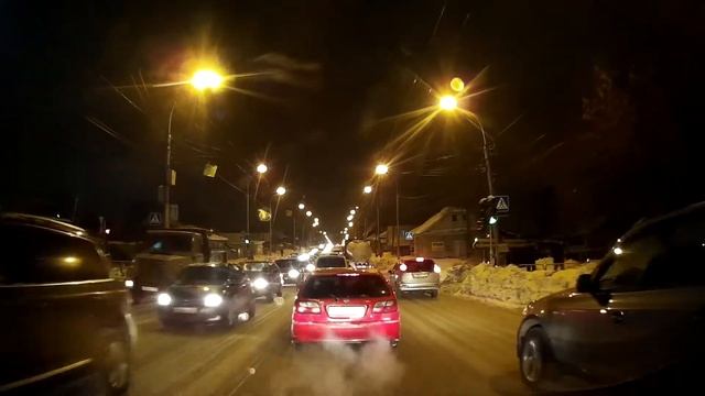 Пробка на ул. Кирова, г. Новосибирск