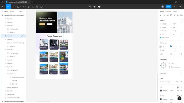 Constraints with Layout Grids in Figma смотреть онлайн