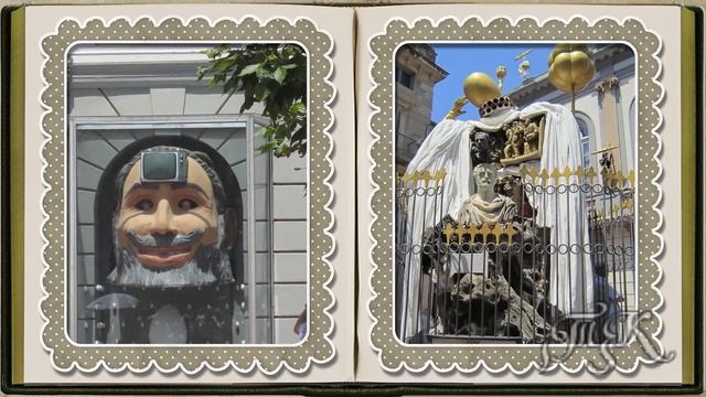 Внутренний двор Музея Сальвадора Дали The courtyard of the Salvador Dali Museum смотреть онлайн