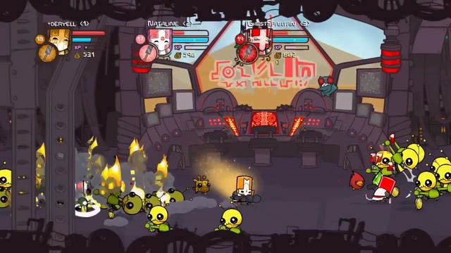 Let's Play: Castle Crashers Multiplayer Part 7 - Aliens in the Desert! смотреть онлайн