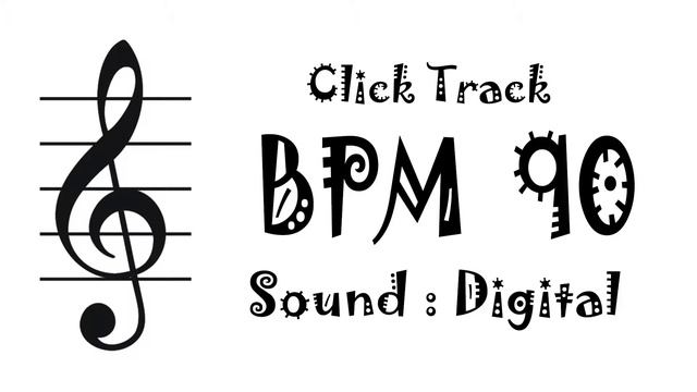 【BPM 90】Digital - Click Track Metronome смотреть онлайн