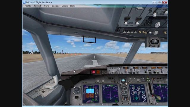 Flight Simulator X Tutorial for Beginners Part 2 Taking off from the Airport смотреть онлайн
