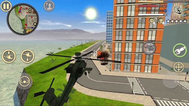 Iron Rope Hero Vice Town City Crime Simulator #45 Fun at Military Base - Android Gameplay смотреть онлайн