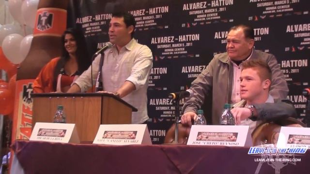 Saul 'El Canelo' Alvarez - Matthew Hatton Fight Conference смотреть онлайн