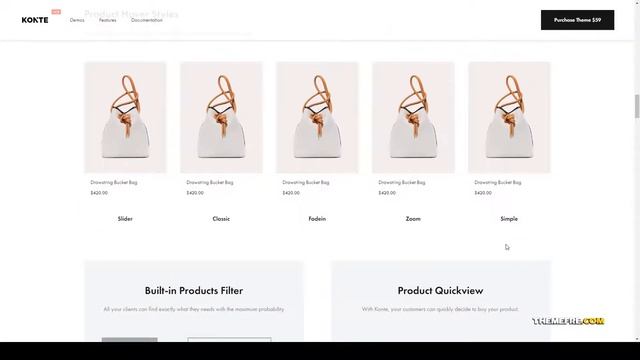 Konte - Minimal and Modern WooCommerce WordPress Theme responsive shop Easy Create Website смотреть онлайн