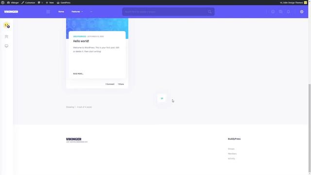 Footer Menu - Vikinger - WordPress & BuddyPress Social Community смотреть онлайн