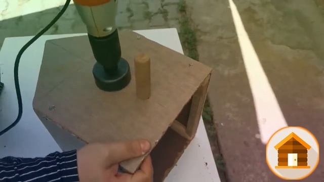 Делаю скворечник для сада или балкона из остатков дерева смотреть онлайн