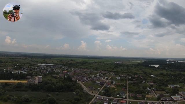 Елизаветинская с высоты птичьего полета. Станица Елизаветинская. смотреть онлайн