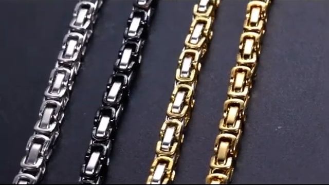 Цепи из Ювелирной стали 316L смотреть онлайн