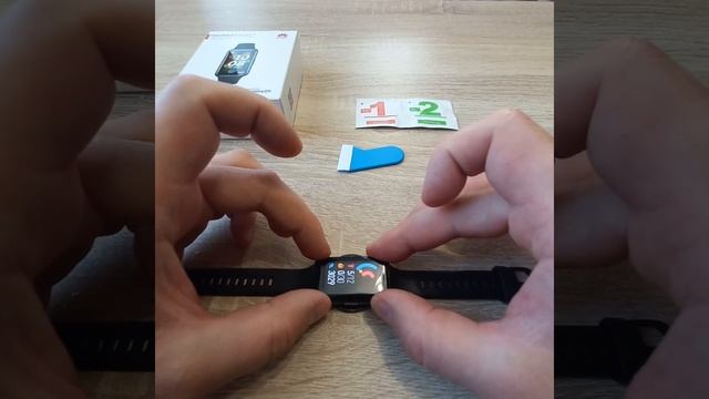 Керамическая защитная пленка на экран смарт-часов Huawei Band 7 смотреть онлайн