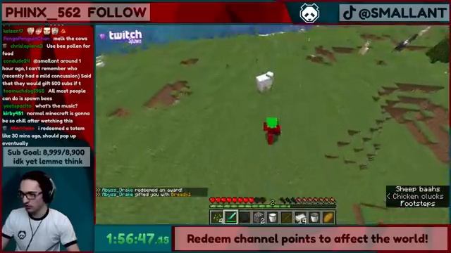Minecraft BUT Twitch Chat can sabotage me смотреть онлайн