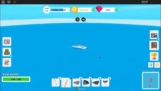 Hunting sharks till i get an egg | Roblox fishing simulator смотреть онлайн