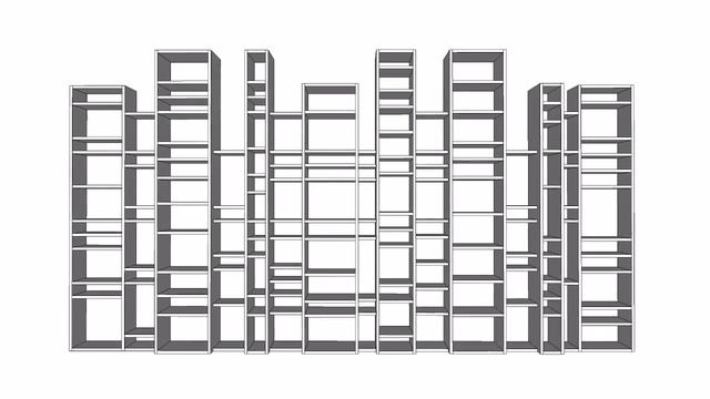 Стеллаж для комнаты в дом. Проект для заказчика смотреть онлайн