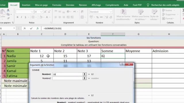 Exercices informatique Ms excel calculer avec les fonctions تمارين المعلوميات الحساب بطريقة احترافي смотреть онлайн