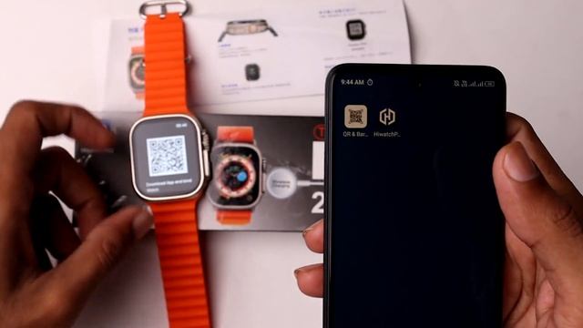 How to Scan T900 Ultra Smart Watch QR Code смотреть онлайн
